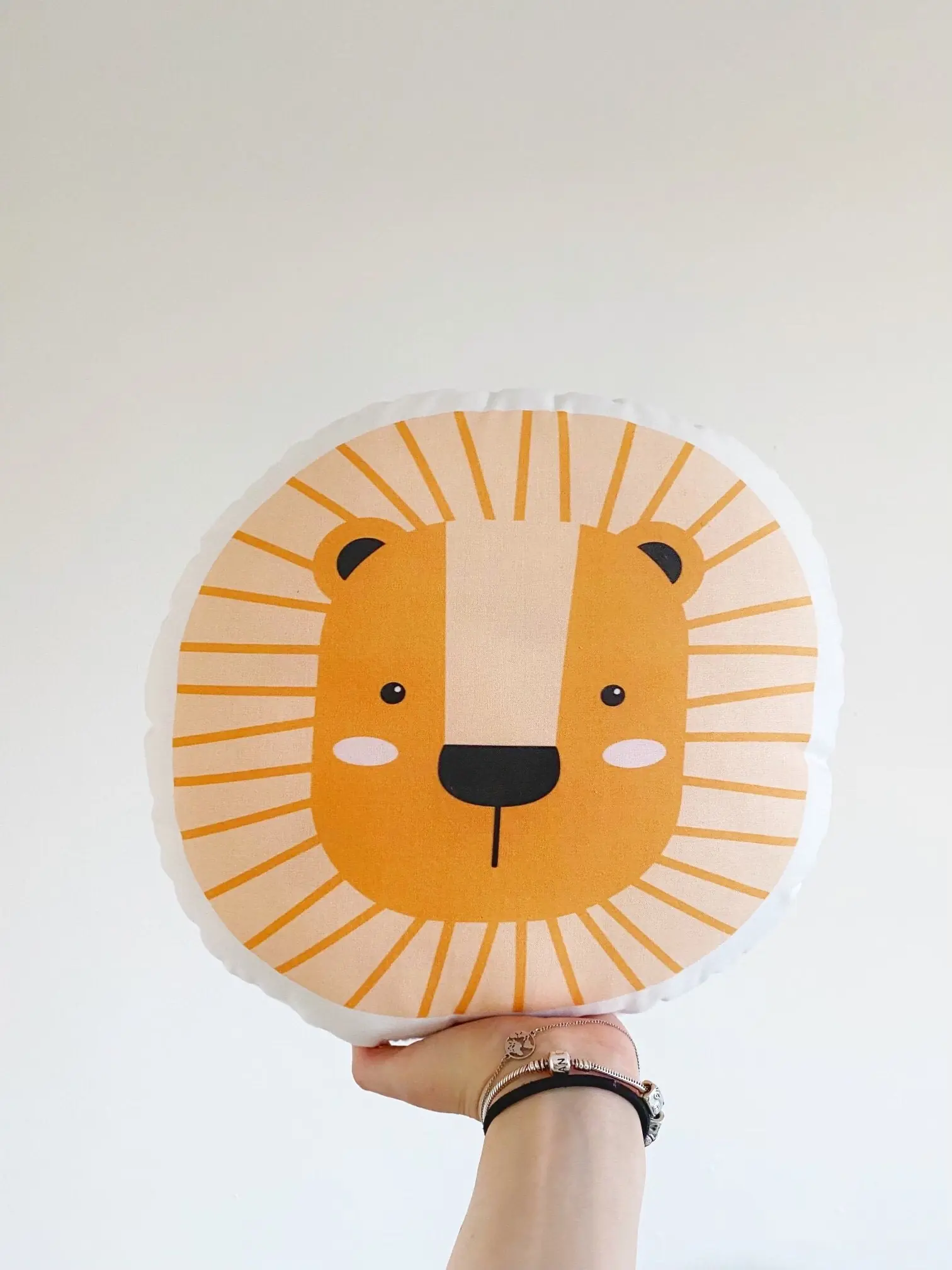 Nursery Cushion Lion Pillow Plush Lion Animal Pillow