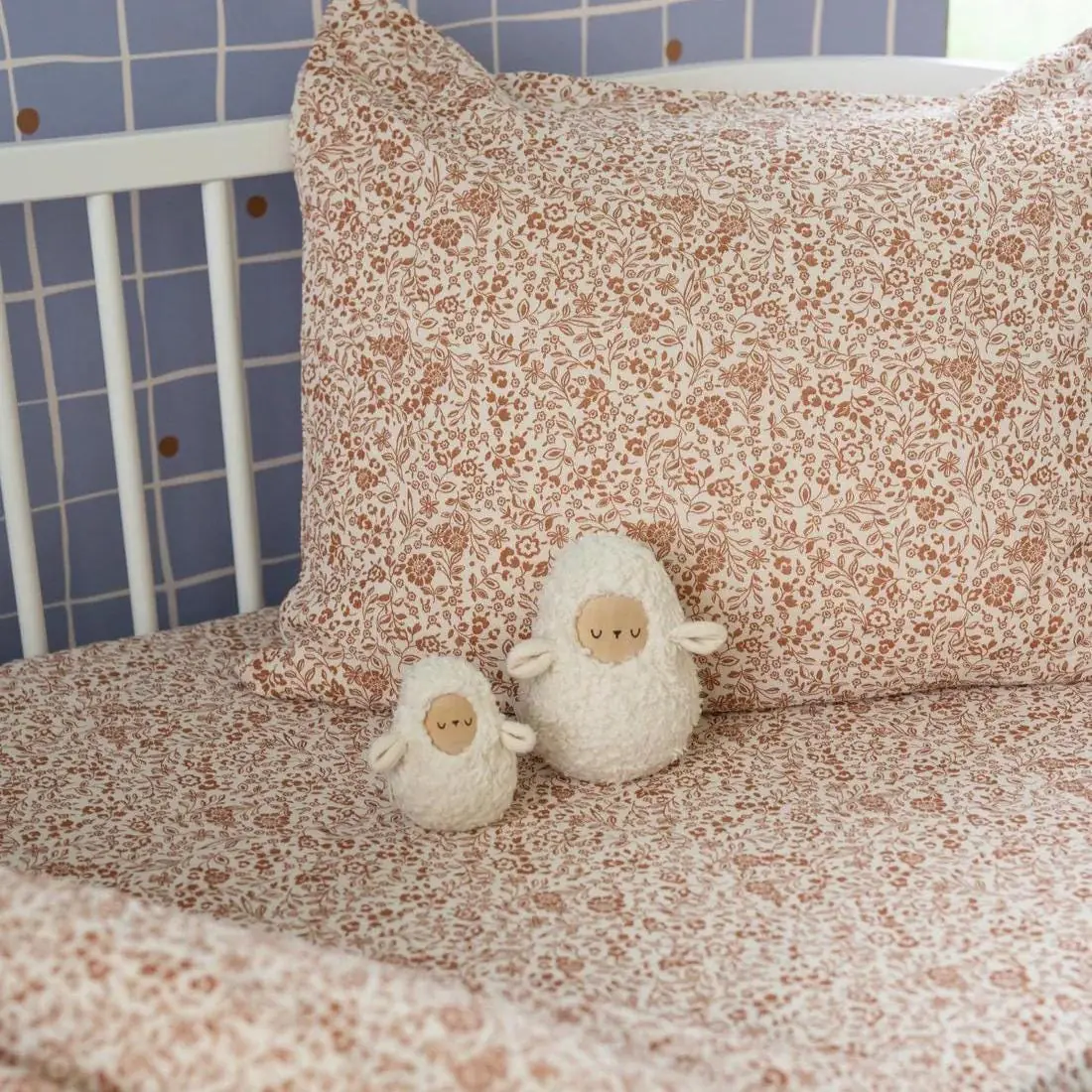 Brown Meadow Handmade Muslin Kids Bedding Set